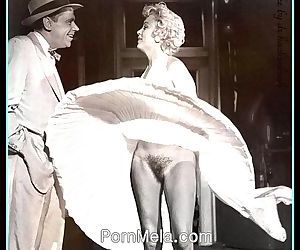 famoso la actriz marilyn Monroe vintage desnudos Compilación Video